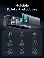 Vention Power Bank 140W 27000mAh Portable PD External Battery PowerBank 100W for Macbook Pro iPad iPhone Laptop Notebook Xiaomi