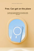 Wireless power bank, built-in cable holder, large capacity, super fast charging, power bank, magnetic, 30000mAh, new