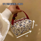 Hello Kitty Cosmetic Bag Large Capacity Travel Makeup Organizer Portable Toiletry Case Lipstick Storage Pouch Cute Cartoon Print