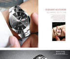 2023 FNGEEN 5808 Relogio Feminino Couple Watch Men Quartz watch for Lovers Luxury Womens wristwatch Stainless Steel Waterproof