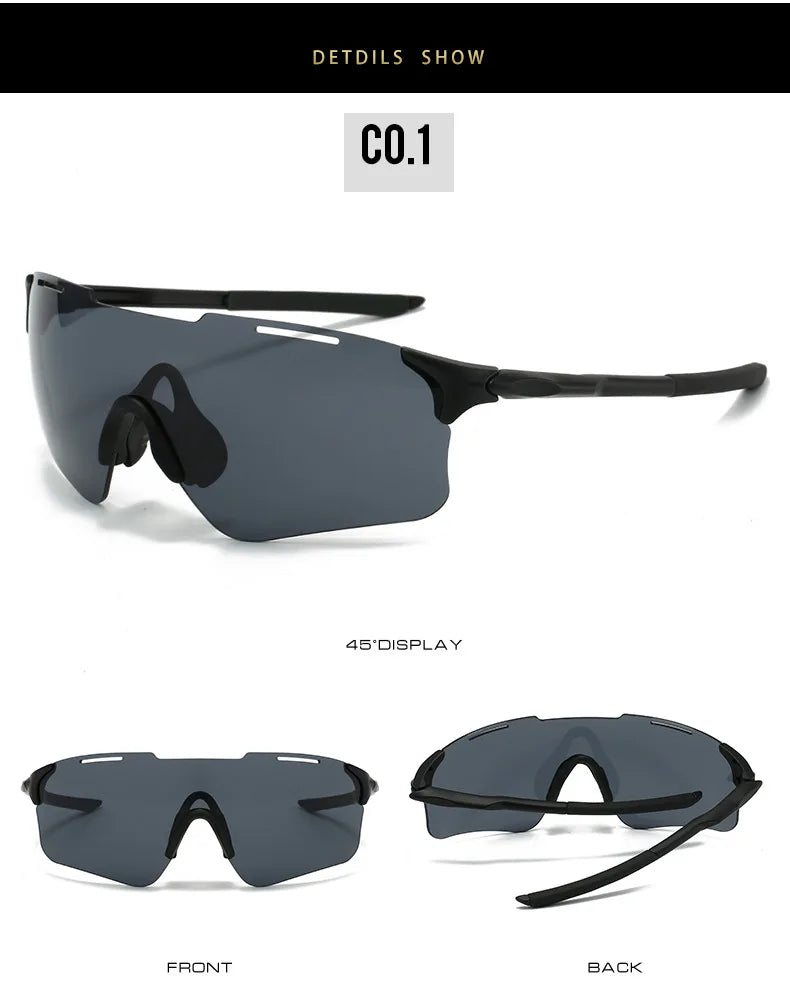 Cycling Sunglasses Men Women Sun Glasses For Mirror Lens Road Riding Bike Sport Glasses Fishing Running Eyewear UV400