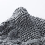 Men's Sweater Knitted Pants Solid Color Casual Pants Autumn Winter Warm  Knitted Slim Fit Pants for Male Long Pant