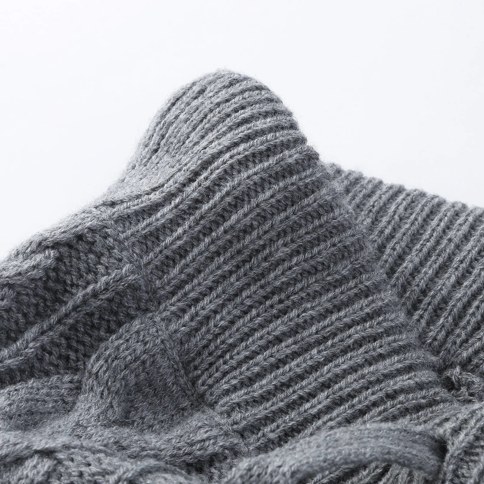 Men's Sweater Knitted Pants Solid Color Casual Pants Autumn Winter Warm  Knitted Slim Fit Pants for Male Long Pant