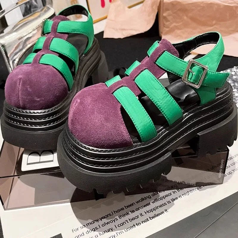 Flats Platform Sandals Women's Fashion Shoes Casual Slippers Woman Slingback New Sport Shoes Designer Beach Sandalias De Mujer