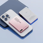Magnetic Wireless Power Bank Qi2 Alloy Backup Battery PD20W Fast Charging For MagSafe External Battery Portable Charger