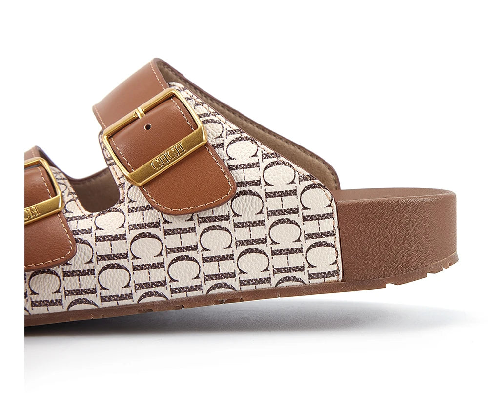 Women's Sandals Fashion Simple Beach Shoes Summer Ladies Outdoor Slippers Low Heel Massage Insole Comfortable