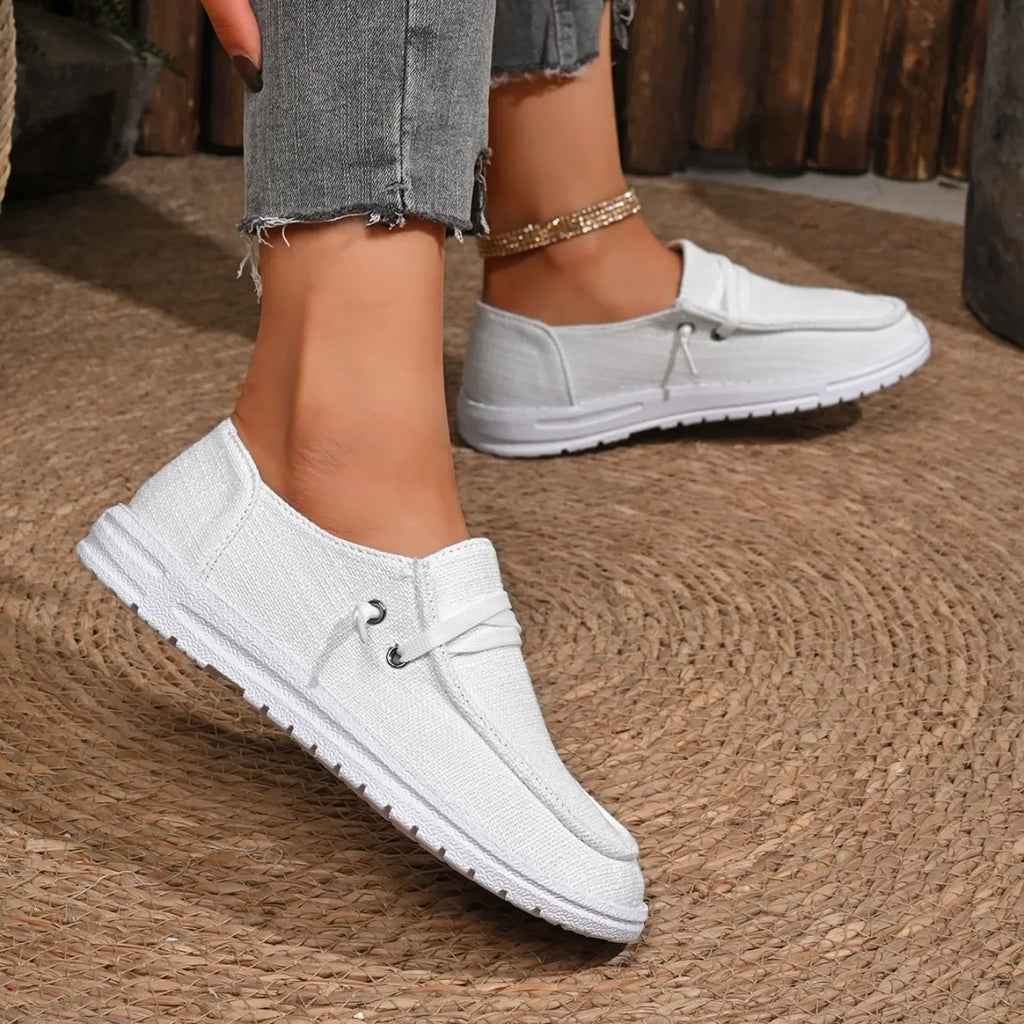 Women Flats Shoes New Summer Casual Breathable Loafers Platform Designer Shoes Slip on Fashion Sneakers Women Zapatos De Mujer