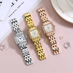 Watches for women, Classic Square Watches for Women with Roman Numerals Ladies Casual Dress Watch, Women's Premium Crystal Watch