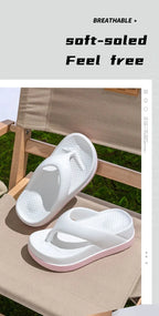 Woman flip flops Popular Design Shoes 2025 trend Casual Platform Sandals non-slip Outdoor slippers Unique features Flat sandals