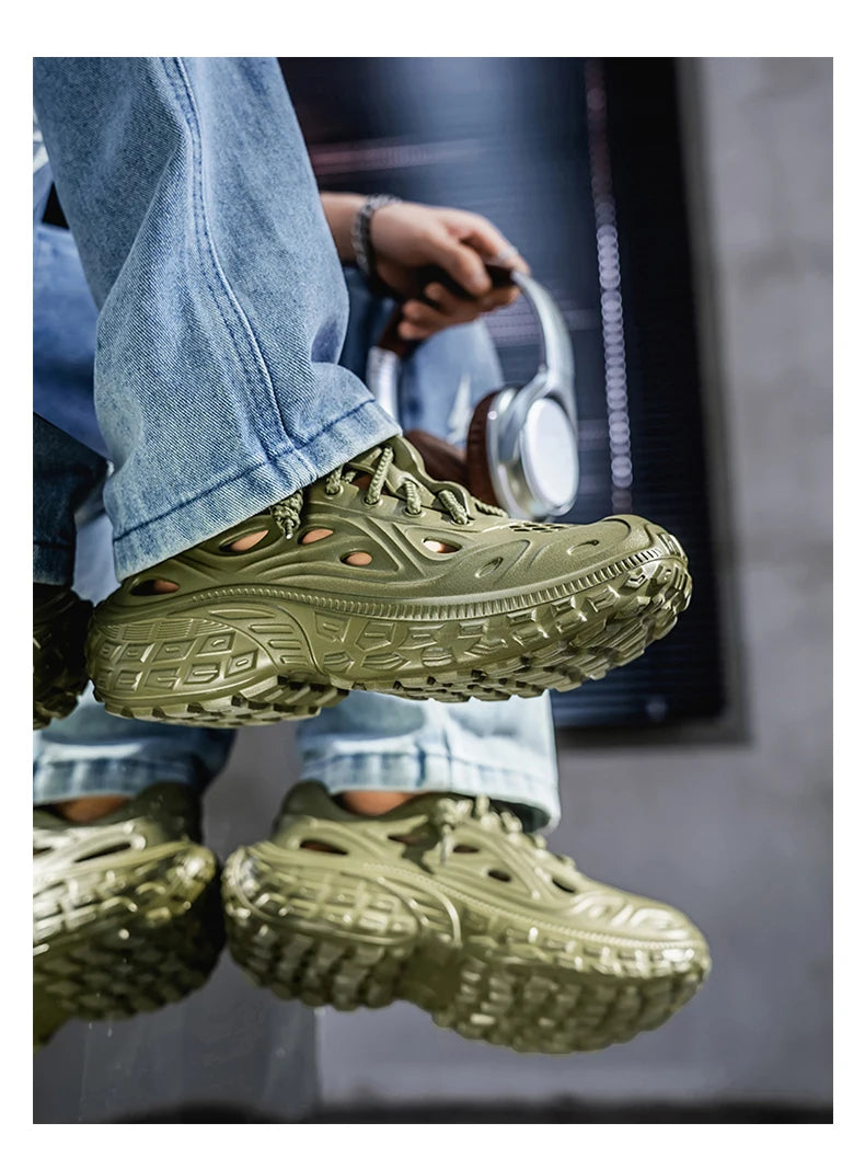 Couple Sandals For Men New Fashion 2025 Summer Outdoor Hole Shoes for Women Sandals Sandalias Hombre Sandalias De Mujer