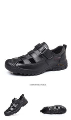 Man’s Sandals breathable comfort summer slippers beach Muller outdoor anti slip shoes youth casual fashion Hollow shoes