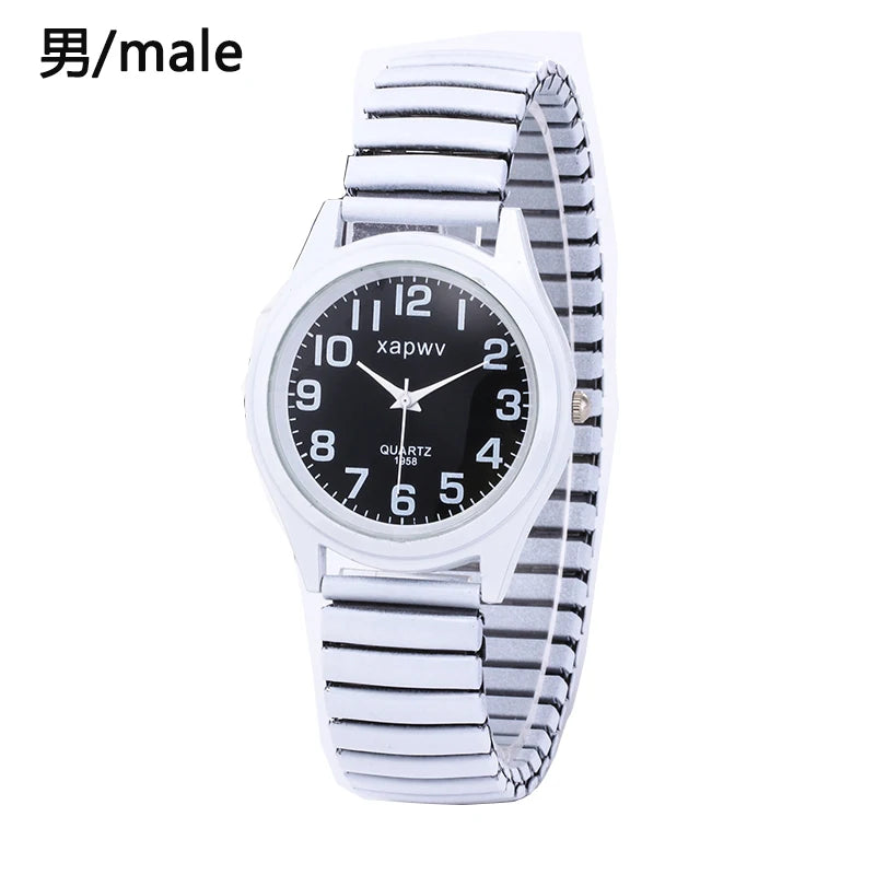 Casual Couple Watches Men Arabic Numerals Fashion Ladies Watch Quartz Wristwatch Pair