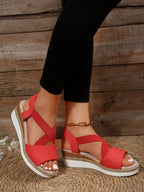 Summer Woman's Sandals Fashion Open Toe Women Wedges Sandals Comfortable Beach Shoes Outdoor Anti-Slip Platform Shoes for Women