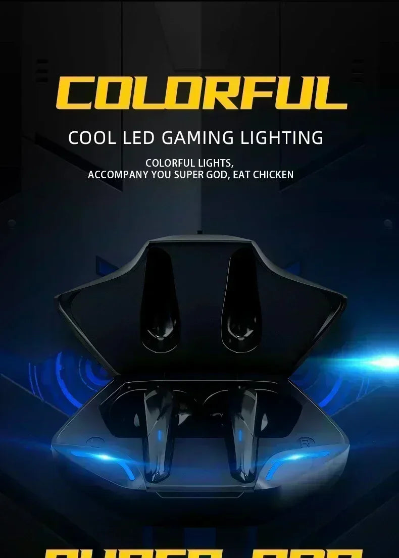 Original Wireless Headphones Game Bluetooth Headphones with Microphone Noise Reduction High Fidelity Bass Earphones