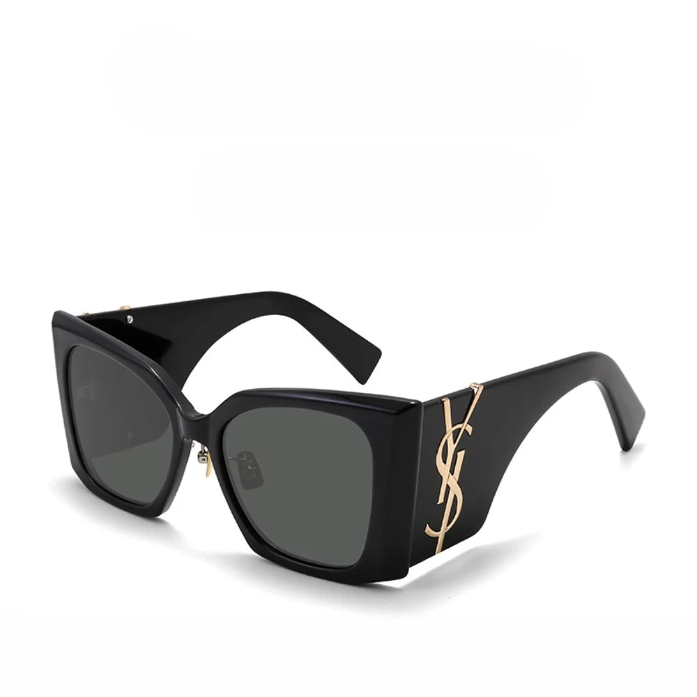 2025 Summer New Women's Sunglasses With Large Face And Slimming Sunscreen And Uv Protection Uv400 Sunshade Sunglasses