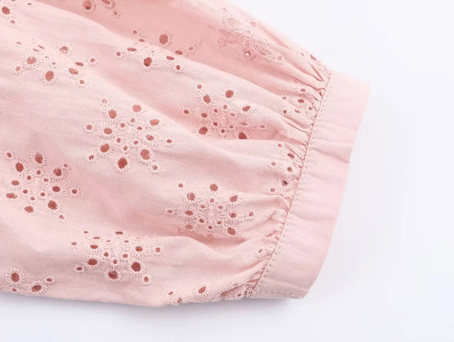 Women's 2025 new fashion casual versatile hollow embroidery shirt retro long sleeved button up women's shirt chic top