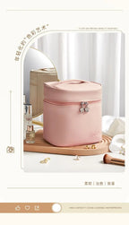 New Cosmetics Organizer Vertical Large-capacity Cosmetic Bag Deep Portable Handheld Waterproof Out Wash Storage Bag