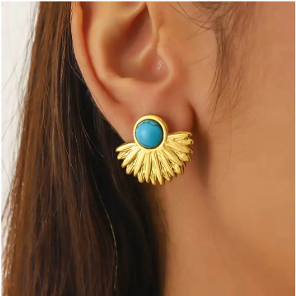 10Pairs/Lot Fashionable Women's Stainless Steel Earrings, Daily Jewelry Accessories Gifted To Friends, Randomly Shipped