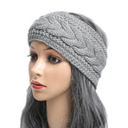 Winter Knitted Inner Layer with Velvet Windproof and Keepwarm Headband