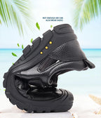 Man’s Sandals breathable comfort summer slippers beach Muller outdoor anti slip shoes youth casual fashion Hollow shoes
