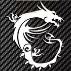 msi metal sticker for laptops, mobile phones, computers, cars, power banks and tablets