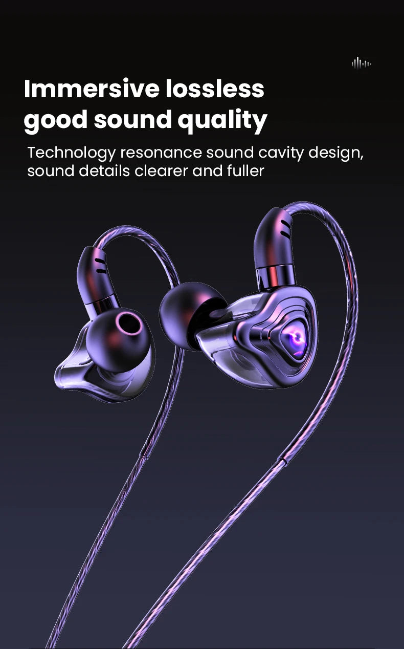 In-Ear Earbuds High Quality Headset 2 Color Optional Built-In Microphone In-Ear Wired Earphone for Phone Computer Headphone