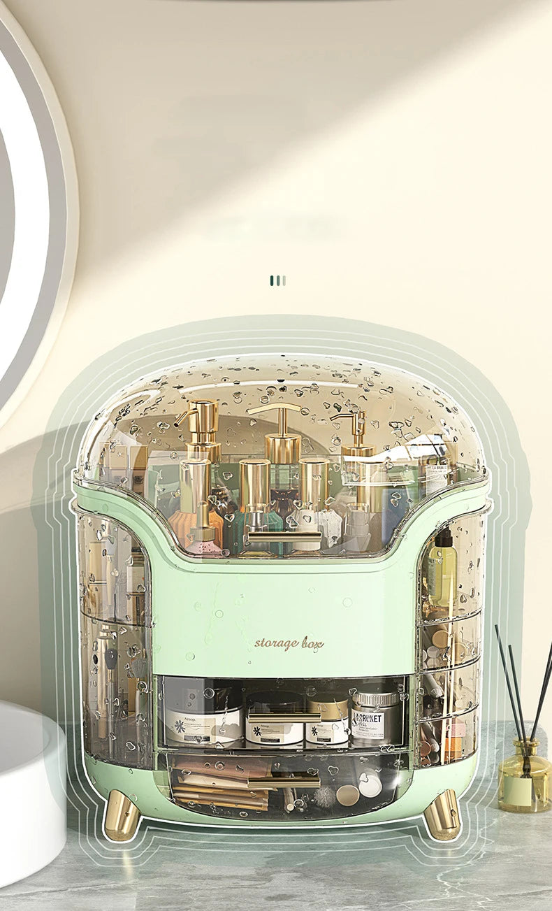 Cosmetics Storage Box Makeup Display Shelf Desktop Dressing Table Jewelry Organizer Box Bathroom Lipstick Skin Care Product Rack