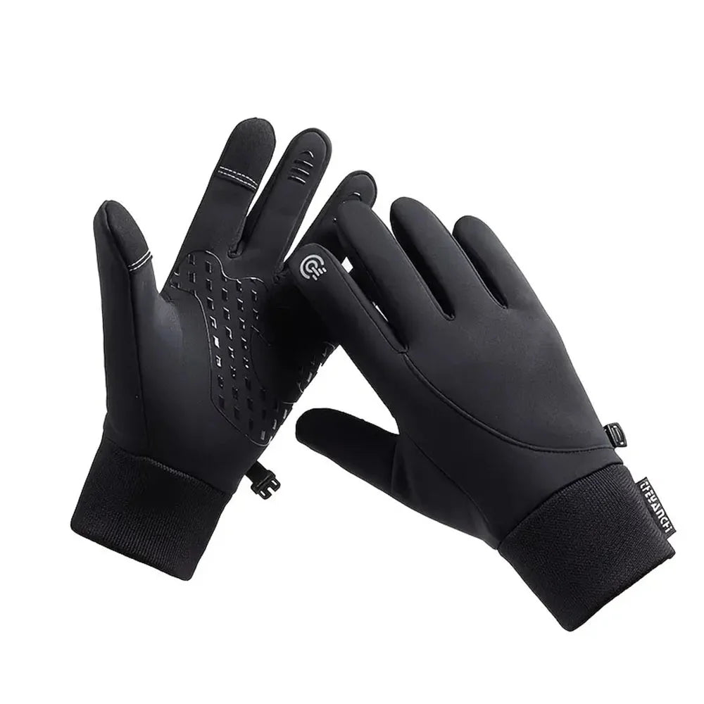 Winter Gloves for Men Women - Waterproof Thermal Glove for Cold Weather,for Running Cycling with Touchscreen Finger
