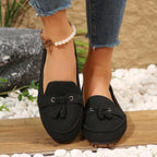 Women Flats Fashion Breathable Women Casual Shoes Slip On Flat Shoes Walking Sneakers Women Shoe Retro Shoes Female Plus Size