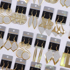 10Pairs/Lot Fashionable Women's Stainless Steel Earrings, Daily Jewelry Accessories Gifted To Friends, Randomly Shipped