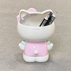 Cute My Melody Cosmetics Storage Can Cute Pink Brush Container Aesthetic Desktop Display for Makeup Lovers