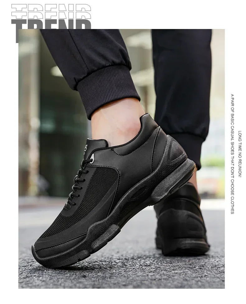 Men's Casual Sports Shoes Are Mainly Designed By The Brand, Featuring Original Anti-slip Flat Heels and Breathable Mesh Shoes