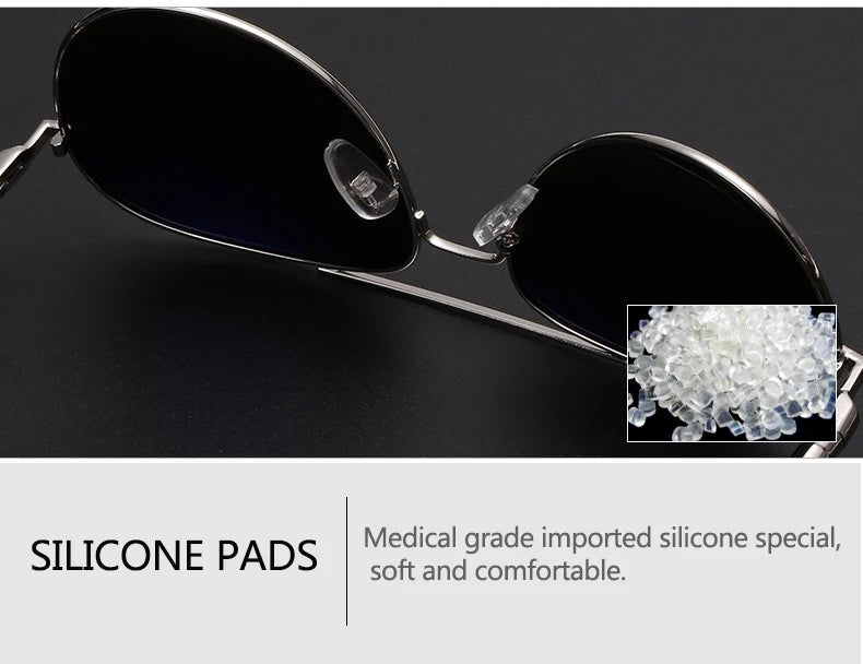 Sunglasses Men  Polarized Fashion Classic Pilot Sun Glasses Fishing Driving Goggles Shades For Women Oculos