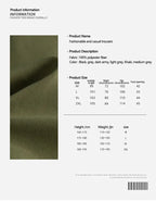 Men's sportswear pants are simple, versatile, retro and fashionable with large pleated pockets for outdoor work