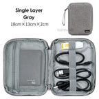 Electronics Protective Storage Bags for Cable Organizer Bag Handheld Tech Pouch for Tablet Phones & Power Banks Organizador Case