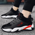 Shoes for Men Fashion High Quality Leather High-top Platform Mens Shoes Outdoor Tooling Comfort Leisure Ankle Boots Botas Hombre