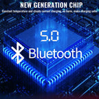 Car Hands-free Bluetooth-compaitable 5.0 FM Transmitter Car Kit MP3 Modulator Player Handsfree Audio Receiver 2 USB Fast Charger