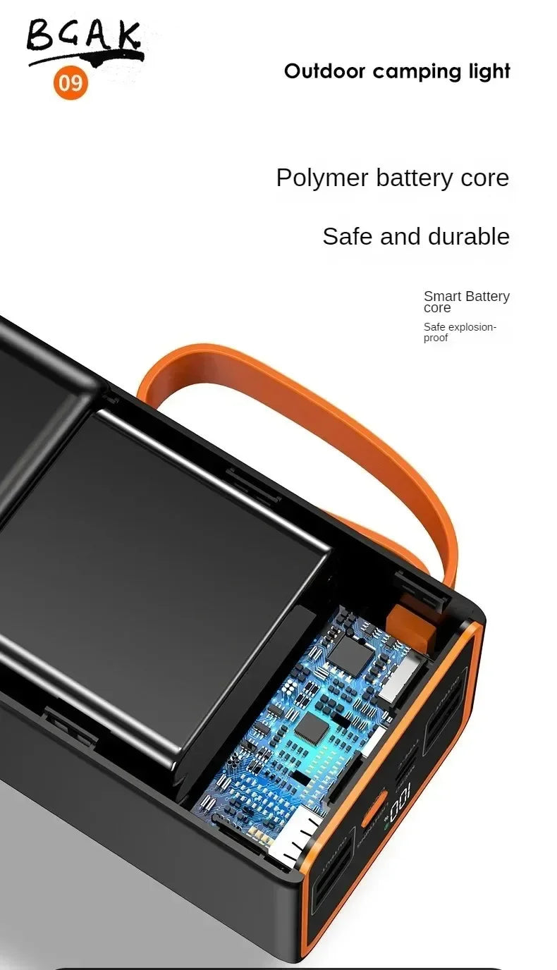 BCAK Style  500000mah 100000mah 200000mah 300000mah Upgraded Version Super power bank fast charge with LED Super Large Capacity