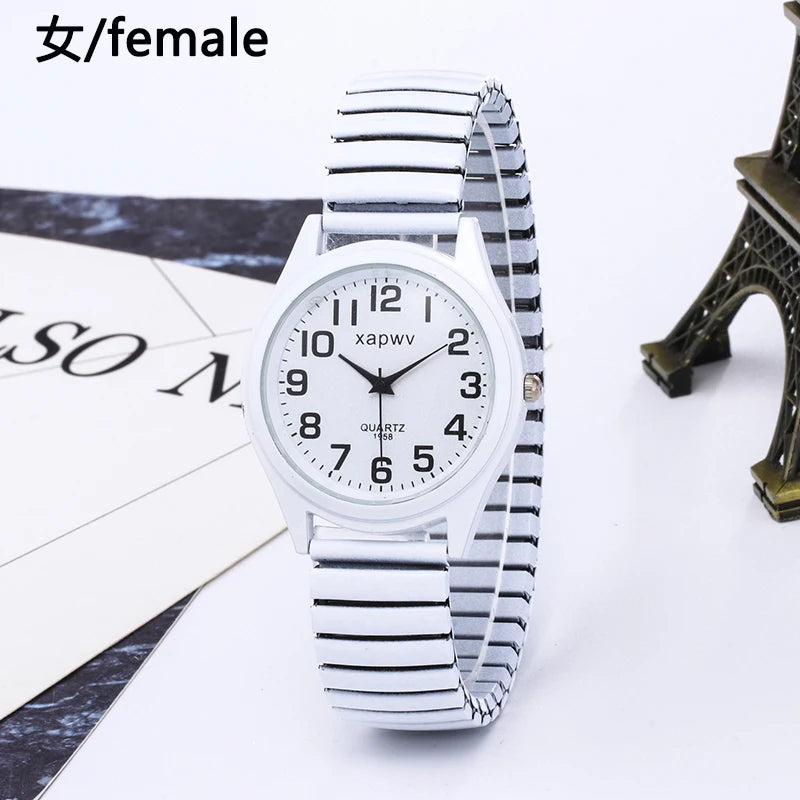 Casual Couple Watches Men Arabic Numerals Fashion Ladies Watch Quartz Wristwatch Pair