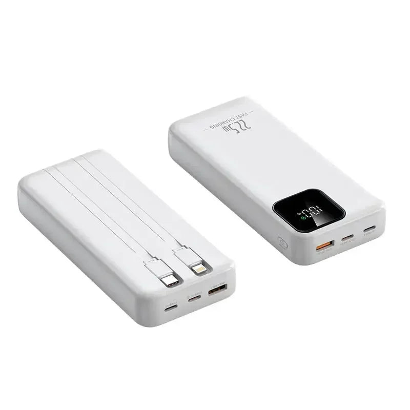 20000mAh Power Bank External Battery 22.5W Fast Charging Portable Charger for IPhone Xiaomi Huawei Poco Powerbank 2025 New