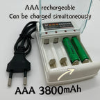 1.5V AAA  Rechargeable Battery + Charger (factory Direct Sales Supporting Sales) for Remote Control Toys/clocks/MP3 Players, Etc