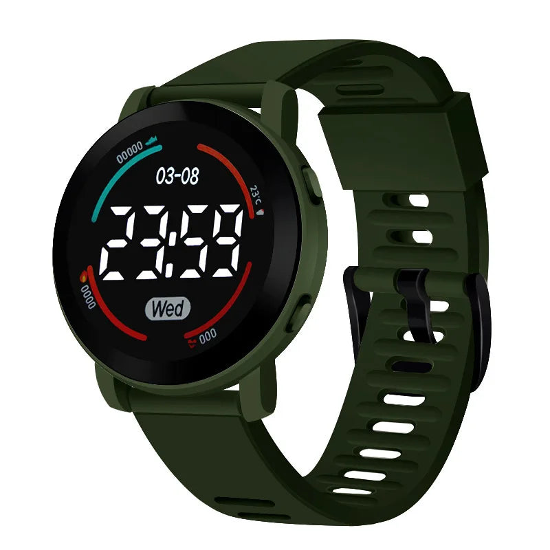 Couple Watches Fashion LED Digital Watch for Men Women Sport Silicone Casual Watch Electronic Clock New Boys Girls Student Clock