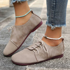 Woman Flats Shoes Loafers Fashion Casual Sports Sneakers Trend Brand Women's Fashion Dress Shoes New Lace Up Femme Zapatos