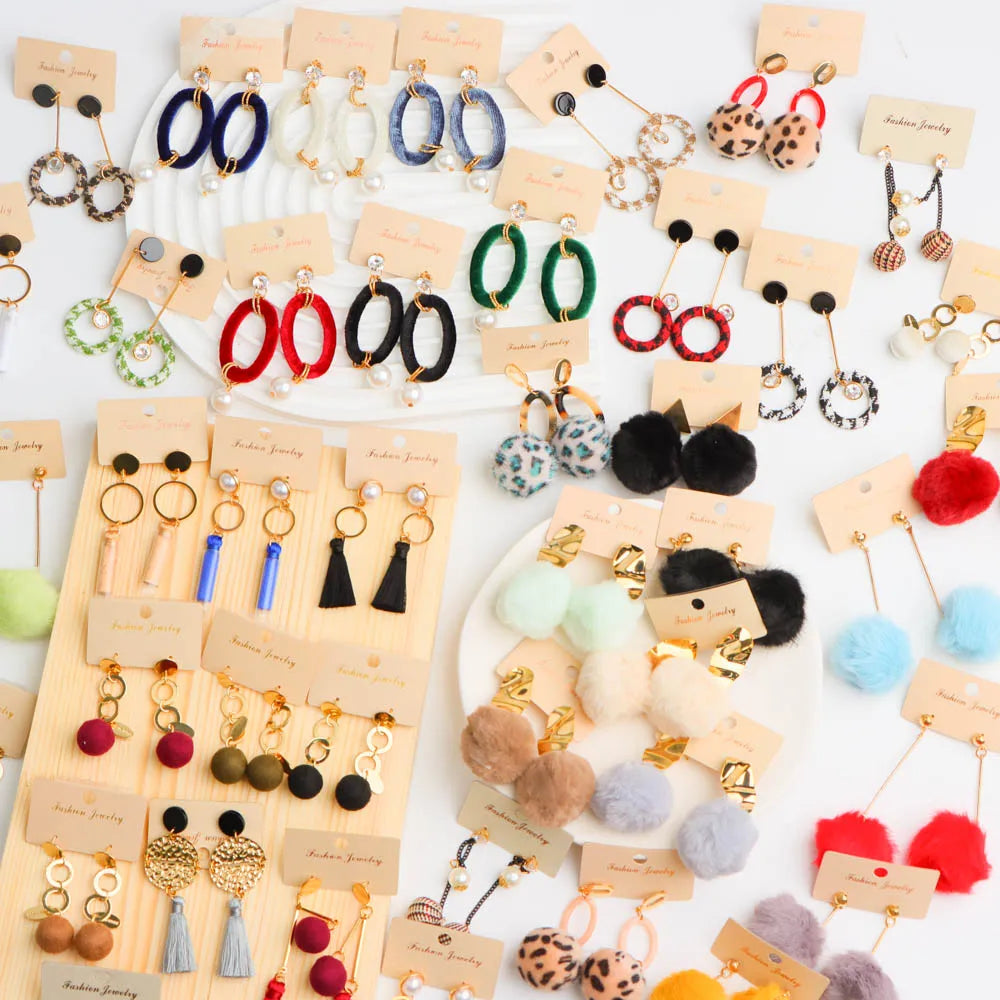 10Pairs/Lot Fashionable Women's Stainless Steel Earrings, Daily Jewelry Accessories Gifted To Friends, Randomly Shipped