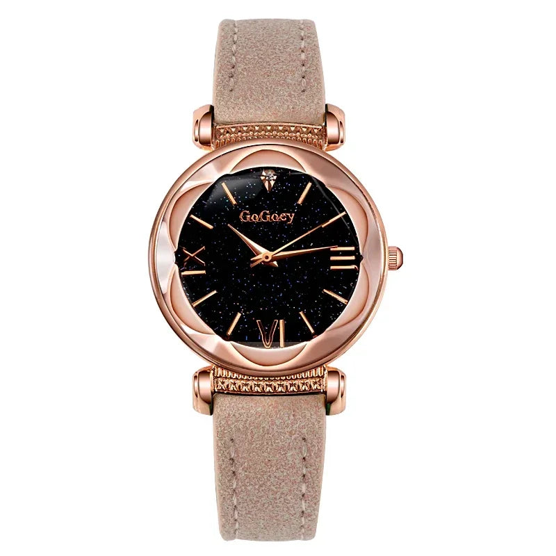 Women Watches Watch for Women Ladies Starry Sky Quartz Wristwatch  Montre Femme Reloj Mujer Horloges Vrouwen Relógio Clocks