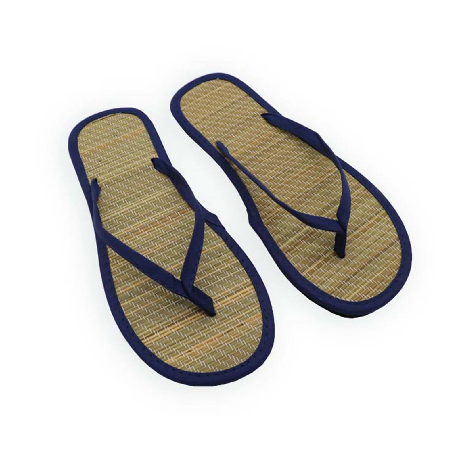 Women Flat Flip-flops Slippers Comfortable Non-slip Sandals Bamboo Rattan Flip Flop Home Bathroom Fashion Slippers Zapatos 2022