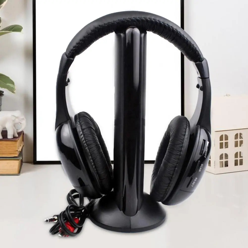Stylish TV Headphone  Smart Durable Wireless Headset  PC TV Headphone Transmitter
