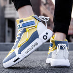 Men's Sneakers New In High Top Running Shoes Round Toe Platform Shoes Casual Fashion for Men Sneakers Breathable Fashion Lace-up