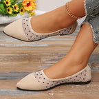 Women Flats New Mesh Breathable Shoes for Women Soft Sole Non-slip Flat Shoes Sexy Casual Loafers Luxury Designer Sneakers Women