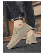 Men's Shoes 2025 New Spring Work Safety Shoes, Anti-slip, Wear-resistant, Versatile Casual Sports Work Shoes, Men's Board Shoes